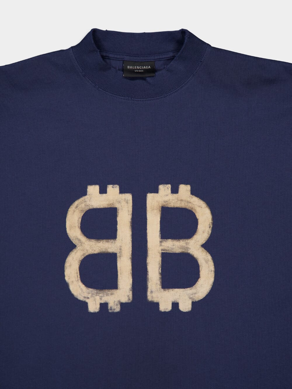 Blue Crypto Oversized T-Shirt