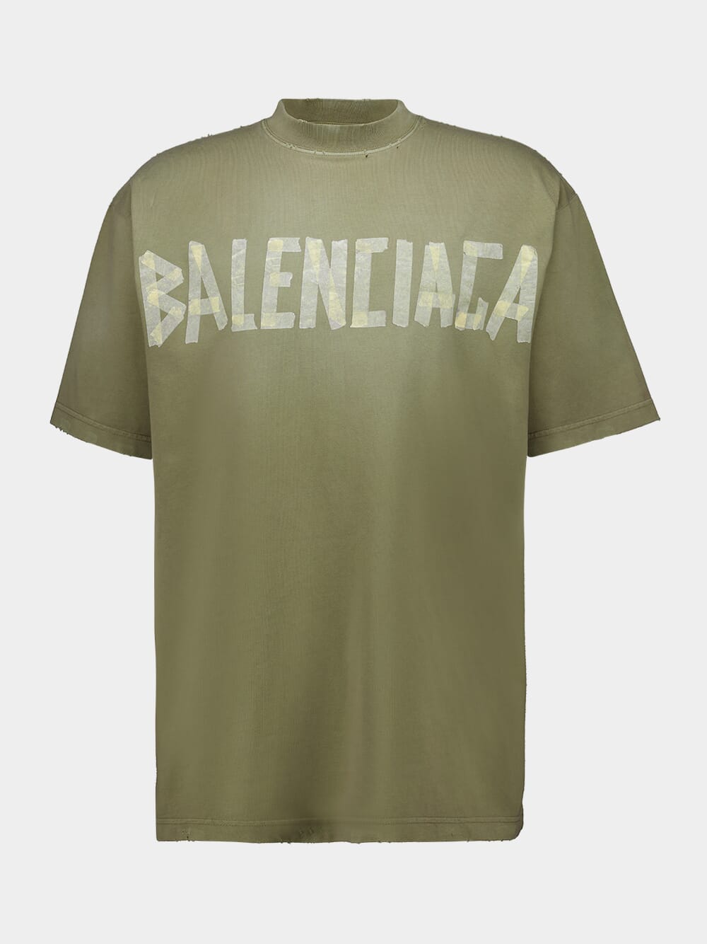 Army Green Tape Logo T-Shirt