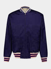 Gucci GG-Pattern Canvas Bomber Jacket