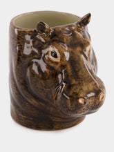 Quail Ceramics Hippo pencil pot