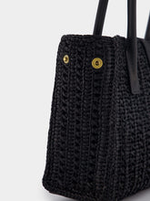 Saint Laurent Panier Raffia Tote Bag