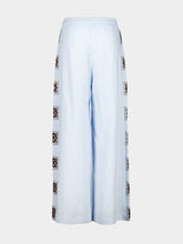 Alémais Pale Blue Grace Wide-Leg Pants