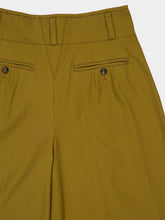 Zimmermann Dark Khaki Luna Tailored Wide-Leg Trousers