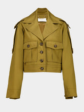 Zimmermann Dark Khaki Luna Drill Cargo Jacket