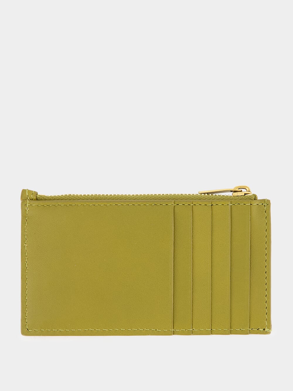 Olive Drab Cassandre Matelassé Carré Card Case