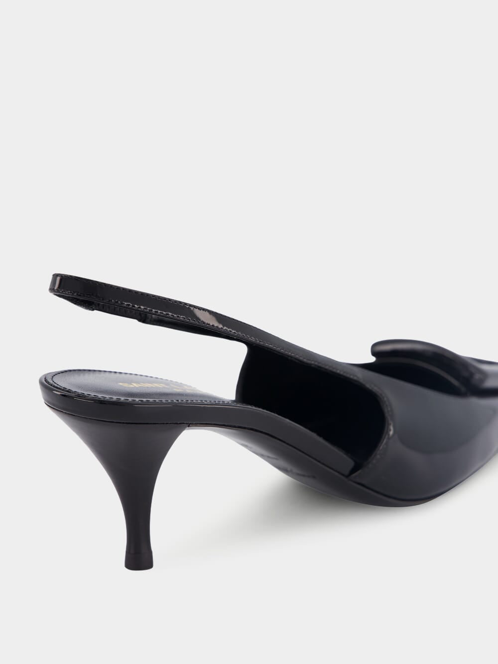 Square-Toe Singback Pumps