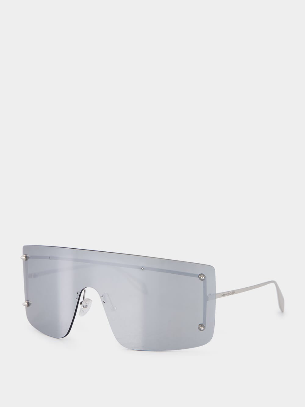 Silver Spike Studs Mask Sunglasses
