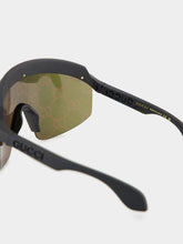 Gucci Oversize-Frame Logo-Embossed Sunglasses