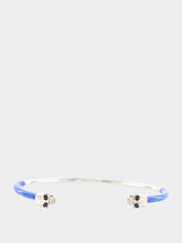 Alexander McQueen Thin Twin Skull Bracelet