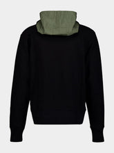 Alexander McQueen Contrasting-Hood Half-Zip Sweatshirt