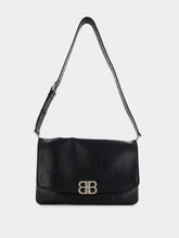 Black BB Soft Large Flap Bag | PDP - Fashion Clinic
