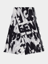 Alexander McQueen Graffiti Printed Scarf