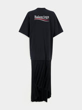 Balenciaga Political Campaign Pleated T-Shirt Dress