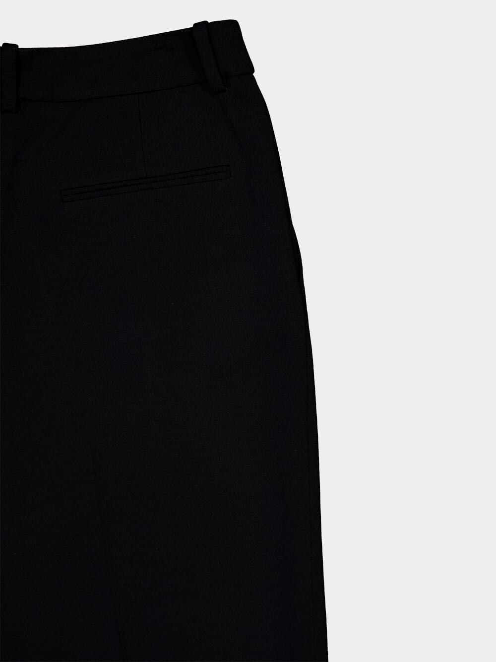 Tailored Wool Straight-Leg Trousers