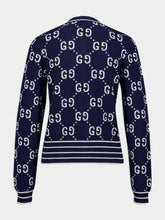 Gucci Double G Logo Jacquard Cardigan