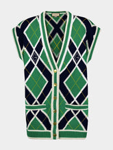 Gucci G Rhombus Sleeveless Cardigan