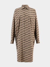 Balenciaga Cocoon Cotton Midi Dres