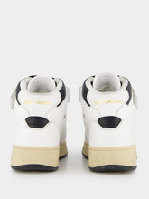 Saint Laurent Round Toe High-Top Sneakers