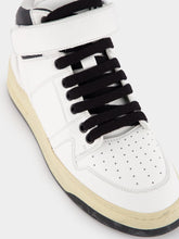 Saint Laurent Round Toe High-Top Sneakers