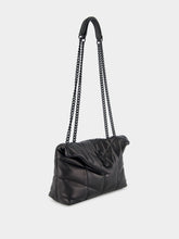 Saint Laurent Black Toy Puffer Bag in Lambskin