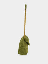 Saint Laurent New Juniper Green Toy Puffer Suede Bag