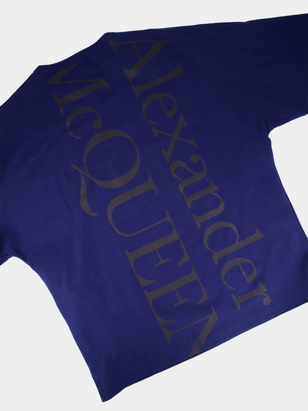 Exploded Logo Oversized Blue T-Shirt