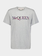 Alexander McQueen Logo-Embroidered Cotton T-Shirt