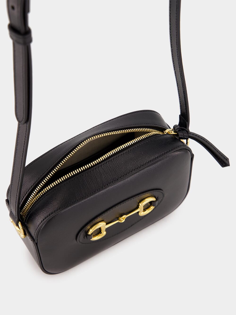 Black Horsebit 1955 Mini Shoulder Bag