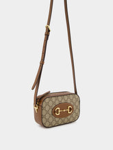 Gucci Beige & Ebony Horsebit 1955 Mini Shoulder Bag