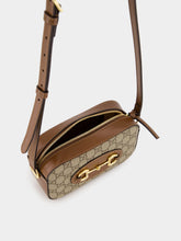 Gucci Beige & Ebony Horsebit 1955 Mini Shoulder Bag