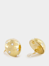 Saint Laurent Gold-Tone Rhinestone Earrings