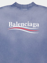 Balenciaga Faded Blue Medium Fit T-Shirt