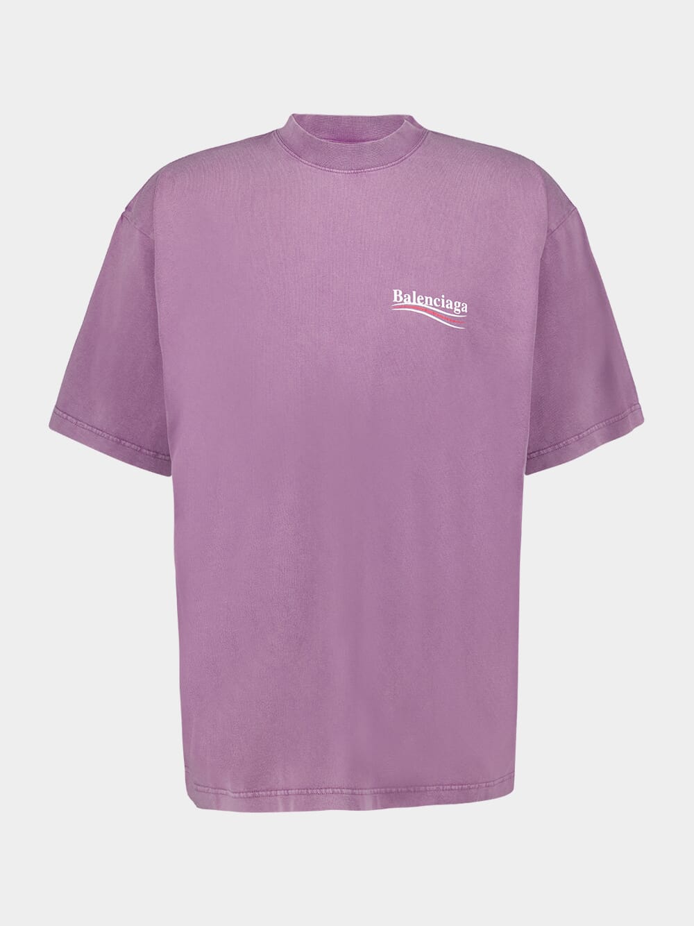 Political Campaign T-Shirt in Faded Purple