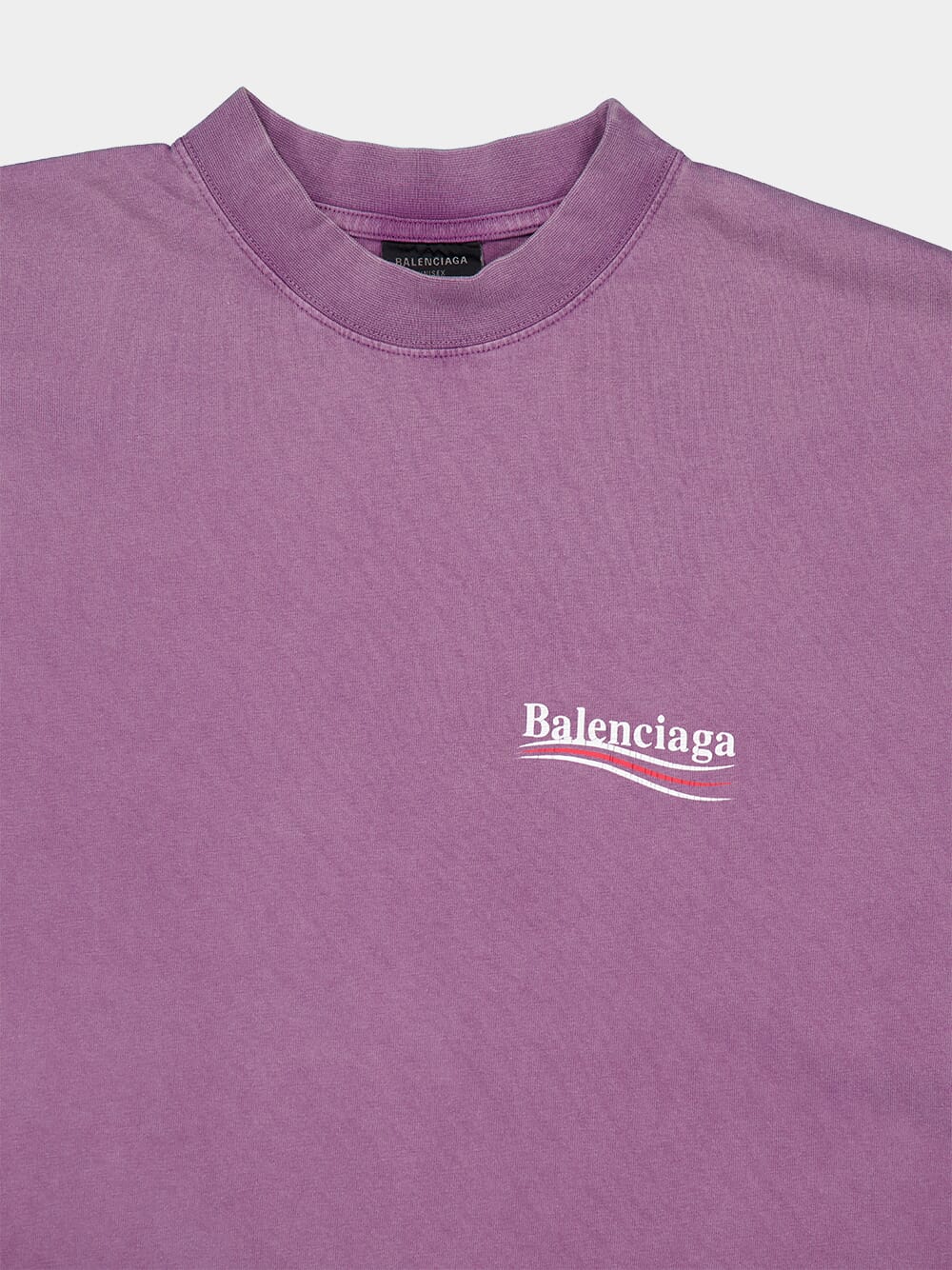 Political Campaign T-Shirt in Faded Purple