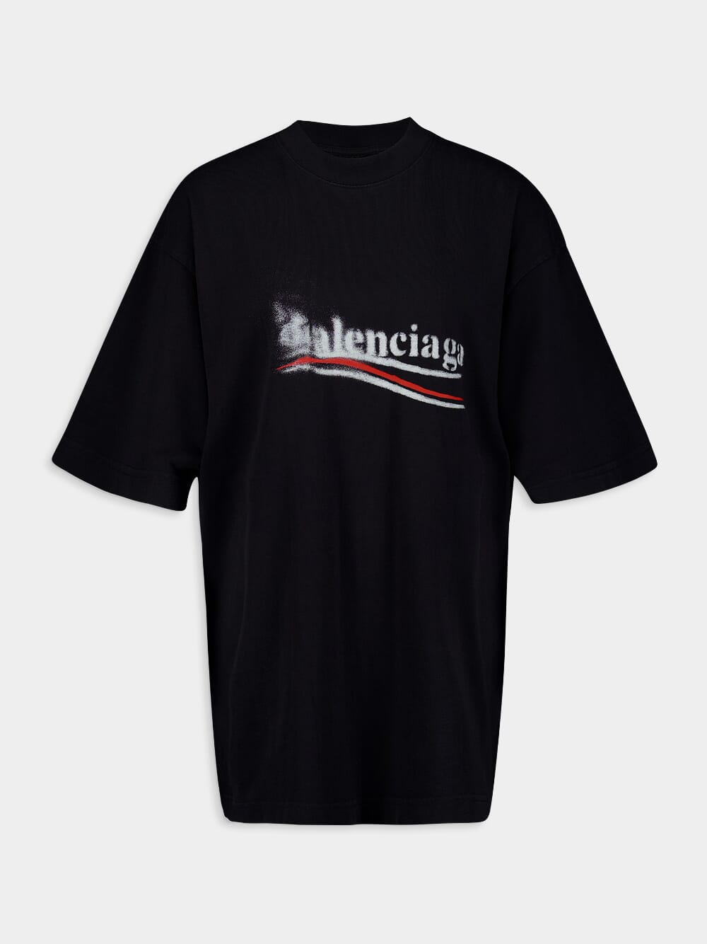 Political Stencil Black T-Shirt