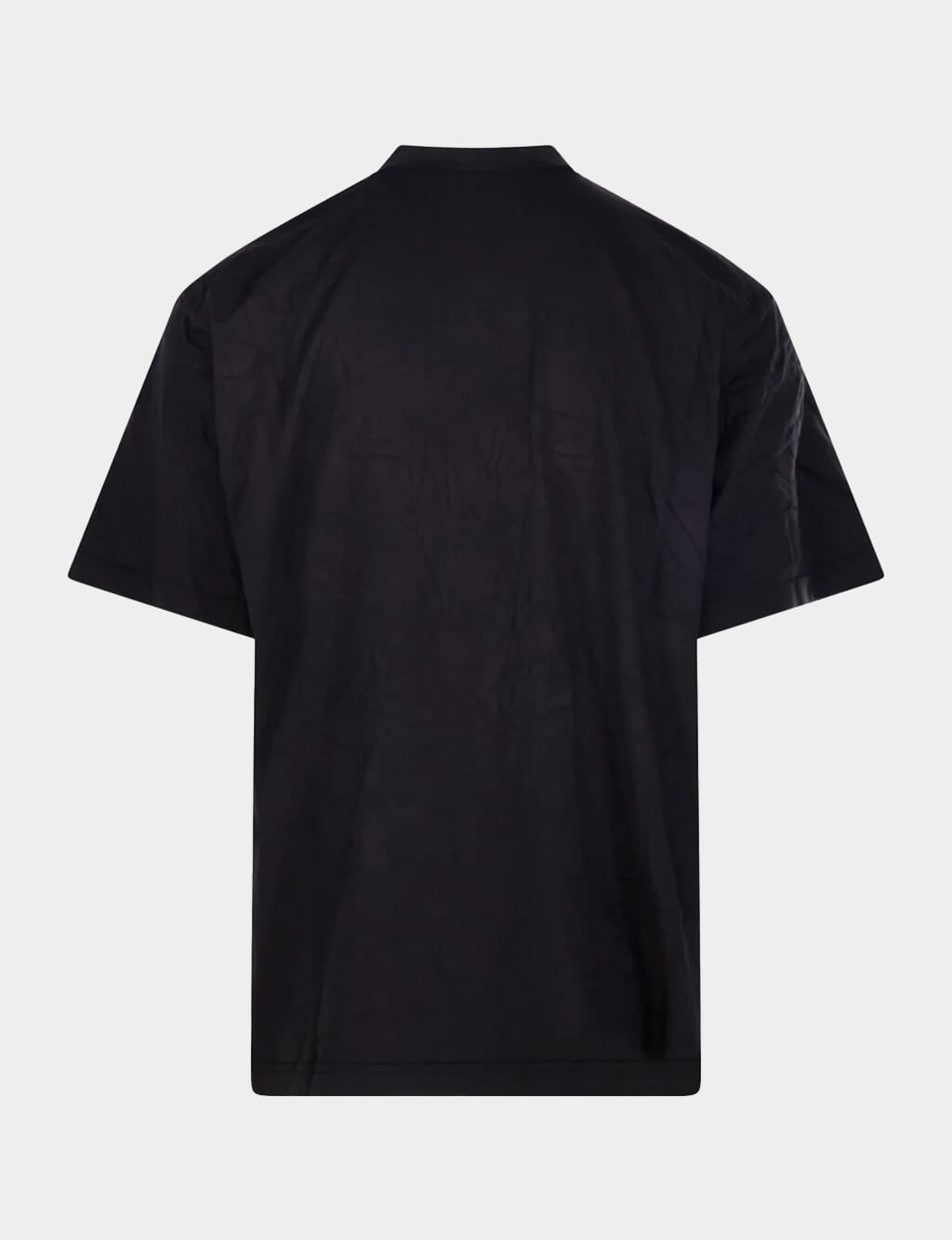 Washed Black Loop Sports Icon T-Shirt