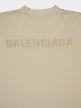 Balenciaga Beige Back Medium Fit T-Shirt