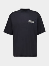 Balenciaga Faded Black Masking Tape T-Shirt