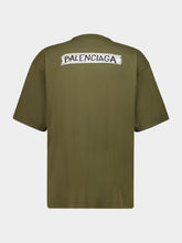 Balenciaga Khaki Masking Tape Medium Fit T-Shirt