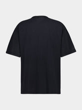Balenciaga Washed Black Medium-Fit Graphic Cotton T-Shirt