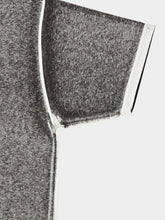 Balenciaga Melange Grey Cotton Logo T-Shirt