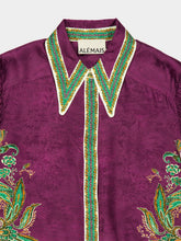 Alémais Purple Ruthie Silk Blend Shirt