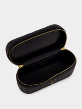 Saint Laurent Black Lambskin Gaby Vanity Bag