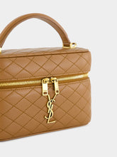 Saint Laurent Gaby Vanity Bag in Fox Brown Lambskin