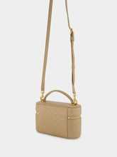 Saint Laurent Beige Mini Gaby Vanity Crossbody Bag