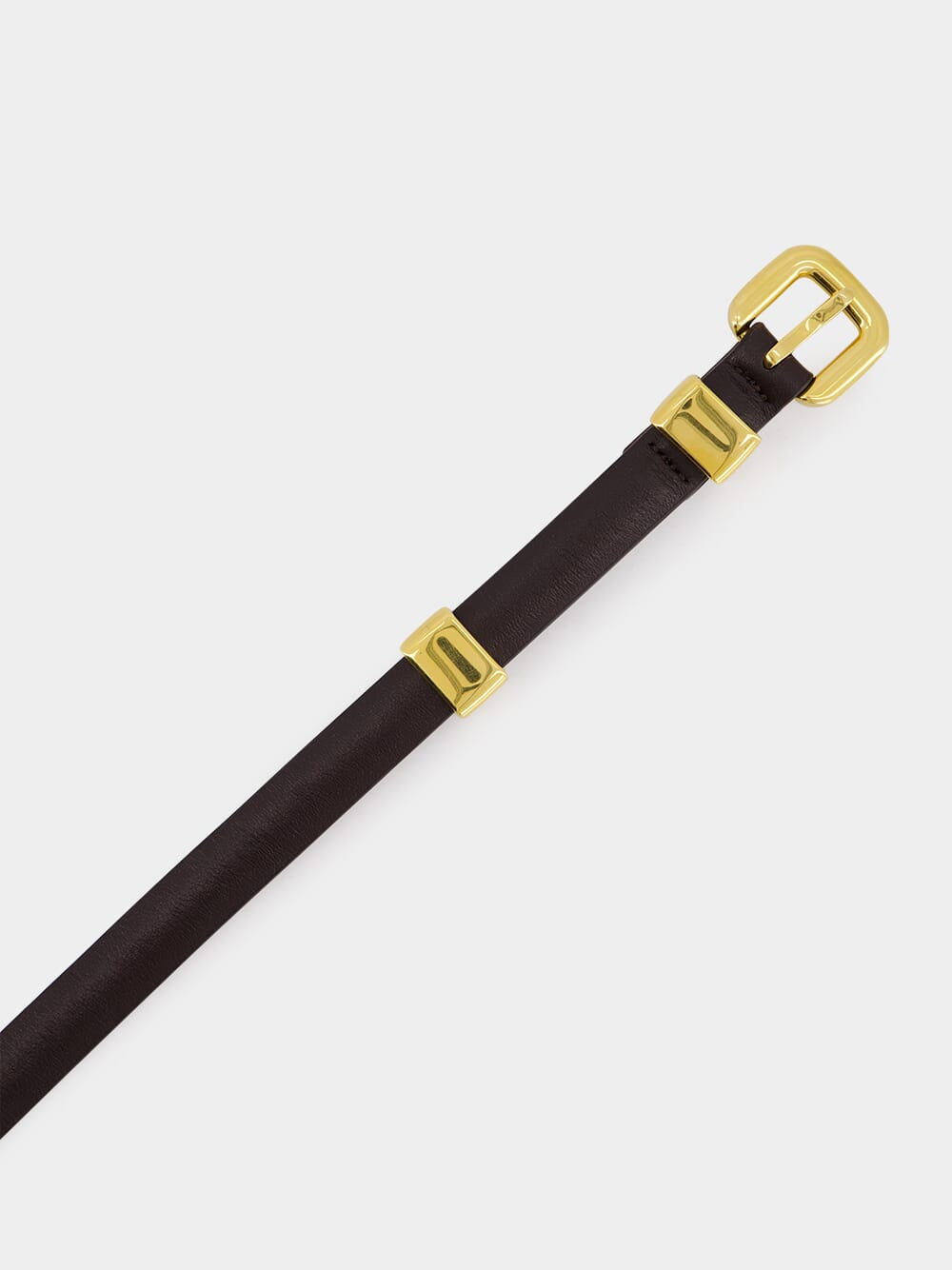 Tobacco Skinny Belt