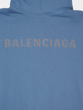 Balenciaga Grey Blue Back Reflective Sweatshirt