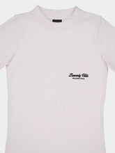 Balenciaga White Beverly Hills Fitted T-Shirt