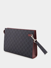 Gucci Black GG Leather Pouch