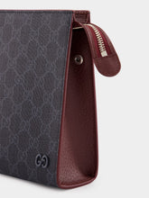 Gucci Black GG Leather Pouch